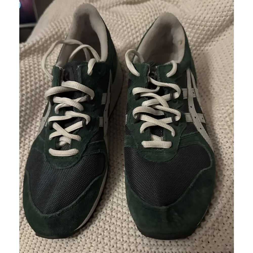 ASICS Gel Epirus Green Silver Size 6.5 Men’s H431N Classic Sneakers EUC